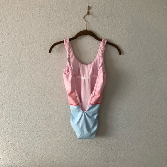 The Bikini Lab Pineapple One Piece NWT Pink Blue - Picture 2 of 4